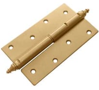 Петля DOMART ПН-120 с фигурным запятником, правая золото 4607111623300