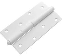 Петля DOMART ПН-130 с простым запятником, левая белый 4607111623553