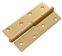 Петля DOMART ПН-130 с простым запятником, левая золото 4607111623577