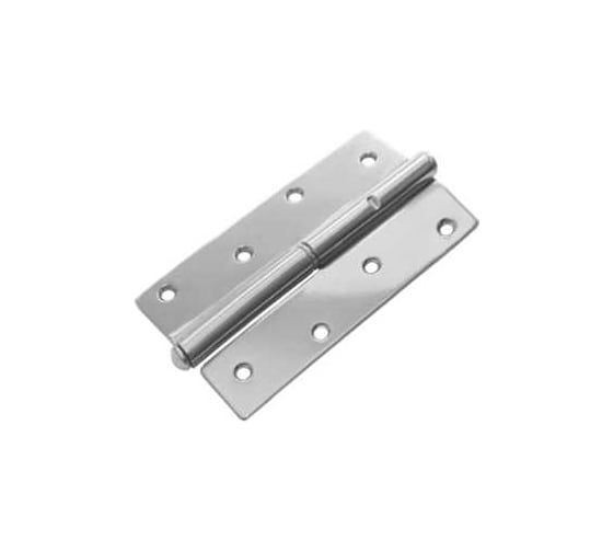 Петля DOMART ПН-130 с простым запятником, левая хром 4607111623560 1