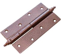 Петля DOMART ПН-130 с фигурным запятником, правая медь антик 4607111623720