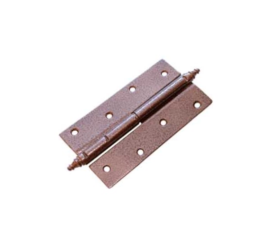 Петля DOMART ПН-130 с фигурным запятником, правая медь антик 4607111623720 1