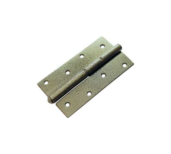 Петля DOMART ПН-130 с простым запятником, левая бронза антик 4607111623621 1