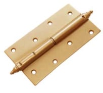 Петля DOMART ПН-130 с фигурным запятником, правая золото 4607111623669