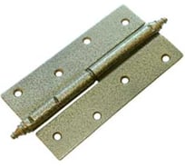 Петля DOMART ПН-130 с фигурным запятником, левая бронза антик 4607111623805