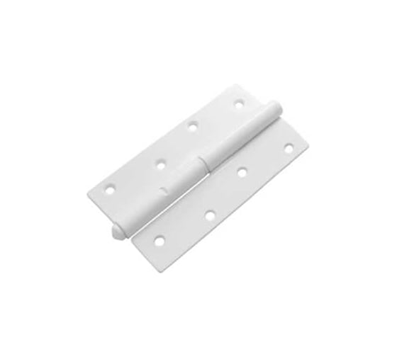 Петля DOMART ПН-130 с простым запятником, правая белый 4607111623461 1