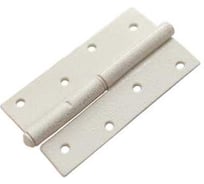 Петля DOMART ПН-130 с простым запятником, правая белый антик 4607111623522