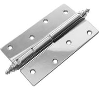 Петля DOMART ПН-120 с фигурным запятником, левая хром 4607111623386