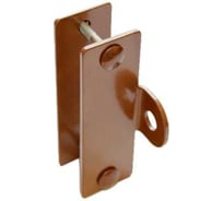 Проушина гаражная DOMART 50x150 планка, крепеж коричневый металик 4620007788556