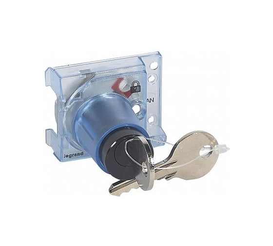 Цилиндровый замок Legrand Ronis - DPX³ 160/250 - для электродвигательного привода, устанавливаемого сбоку 421065 1