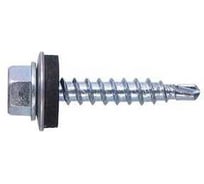 Саморез кровельный 5.5x76 мм цинк, шайба с прокл., PT5 (2000 шт в коробе) STARFIX SM-53796-2000