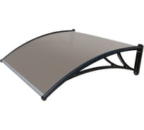 Козырек Grand Line Krovent из полик. 1200x930x280 бронз (черн. кроншт) 097687