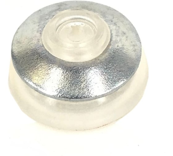 Шайба для поликарбоната КРЕП-КОМП с зонтичным EPDM, Прозрачная 7х25 Средняя фасовка (120шт) 1