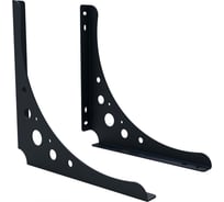 Кронштейн ООО Комус РЭ_набор д/полки, S200B, 200x200мм, черный (701054) 2099441