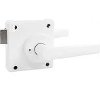 Защелка накладная дверная Птимаш ЗЩН1.45 белая (правая) 16299