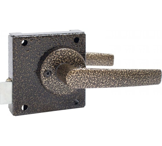 Защелка накладная дверная Птимаш ЗЩН1.45 бронза (левая) 15470 1