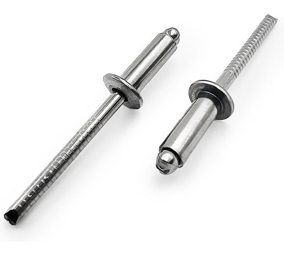 Заклепка вытяжная KREPFIELD Нержавеющая со стандартным бортиком 4Х14 мм ART 9052 А2 100шт. 9052А2ЗАКЛЕПКА4Х14-100 1