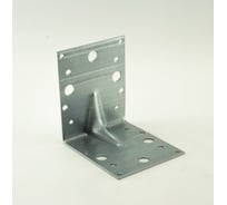 Крепежный угол КрепСтройГруппусиленный KUU-125х125х65х2 мм, 8 шт, 146780