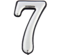 Номер дверной Element самокл. 50 мм пласт. 7 (серебро 20 шт) 610090