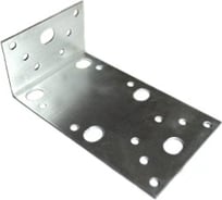 Крепежный угол КрепСтройГрупп ассимметричный KUAS-150х60х90х2 мм, 8 шт, 146709
