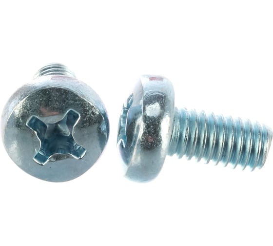 Винт DIN7985 с полукруглой головкой оцинк. М6x12 12 шт Gigant 124035 1