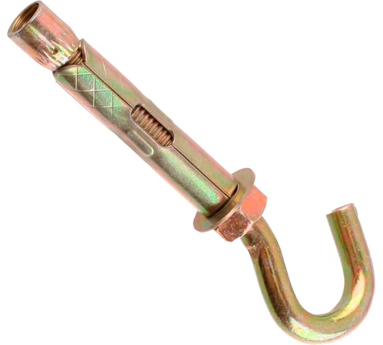 Анкерный болт Стройбат с крюком 12x130 (цинк 20 шт) 628530 1