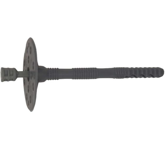 Дюбель для изоляции Крепстор 10х120 с пластиковым гвоздём КОРОБКА 100 шт 4665312592139 1