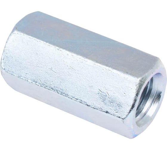 Гайка Стройбат переходная DIN 6334 М 5 (белый цинк 160 шт) 620230 1