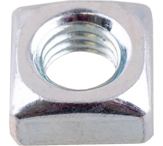 Гайка Стройбат квадратная DIN 557 М 6 (белый цинк 400 шт) 621080 1