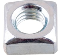 Гайка Стройбат квадратная DIN 557 М10 (белый цинк 100 шт) 621100