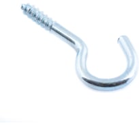 Крюк-полукольцо Стройбат 5,0x50 (белый цинк 120 шт) 559500