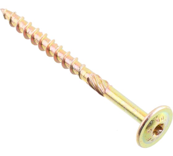 Саморез Стройбат рамный TX 8,0х180 (желтый цинк 80 шт) 567510 1