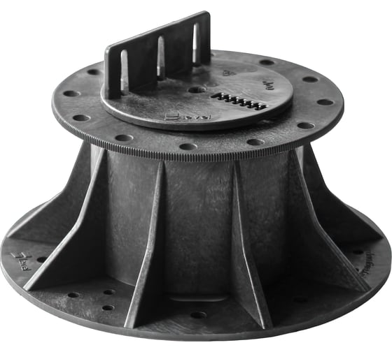 Регулируемая опора Level PRO L2 80-140мм,с креплением для лаги ТОР УТ-00001000 1