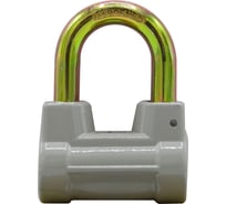 Замок навесной RABBITEX алюминиевый 60мм цилиндрический стандарт, 3 ключа 671307