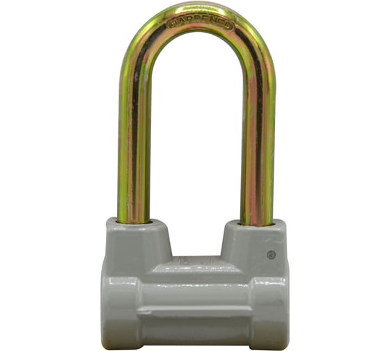 Замок навесной RABBITEX алюминиевый 60мм цилиндрический с удлиненной дужкой стандарт 671308 1