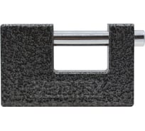 Замок навесной RABBITEX чугунный 90мм гаражный с полимерным покрытием, 3 ключа 671303