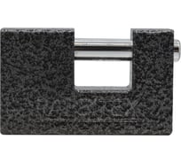 Замок навесной RABBITEX чугунный 80мм гаражный с полимерным покрытием, 3 ключа 671302