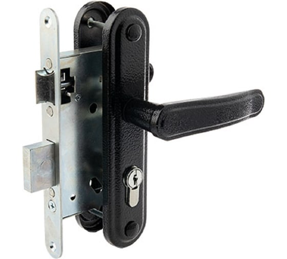 Врезной замок Абсолют ЗВ4-3/03 Черный 00032376 1