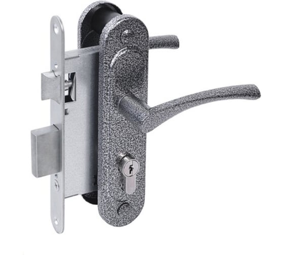 Врезной замок Абсолют ЗВ4-3/07 Серебро 00032372 1