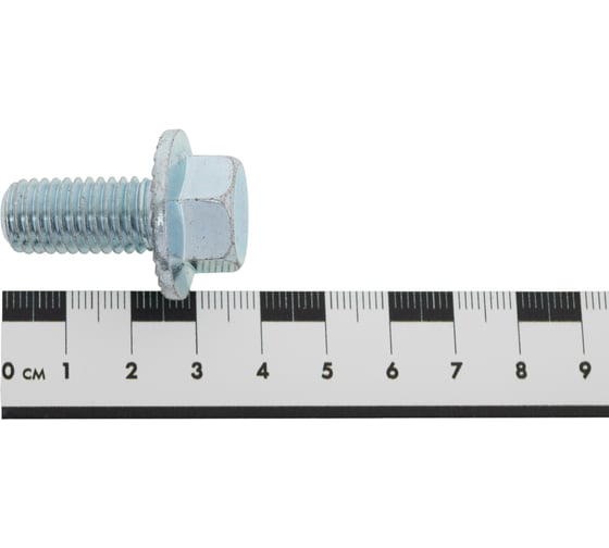 Болт с фланцем ZAMETAL 12x25 10.9 DIN 6921 оц., с насеч. уп. 110 шт ZA082808