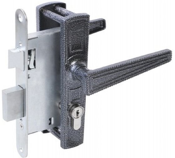 Замок врезной Абсолют ЗВ4-3/01 (Серебро) 00032369 1