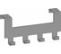 Крючки на дверь Parallax белый 230х45х105-1,5 512WN045105230-DVE 1