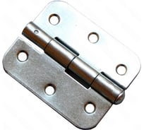 Петля накладная ООО Лентамет ПН5-60 ГОСТ 5088 нерж,полированная (глянцевая) 50x60 (Тип-1 отверстия 29мм) 9536