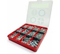 Гайки 23 Болта оц DIN934+шайбы оц DIN125 М4-М12 в органайзере набор 1 20000071