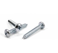 Саморез Квадра DIN 7981 6.3x32 цинк, кор. 50 шт., полусфера, шлиц PH3, острый 816332002050