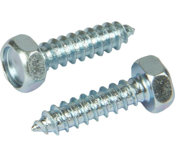 Саморез Квадра DIN 7976 5.5x32 цинк, кор. 4 шт., 6-гр. голова, острый 765532004812 1
