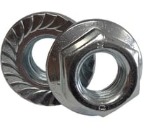 Гайка с фланцем ZAMETAL М12 8.0 DIN 6923 оц., с насеч. уп. 250 шт ZA083256