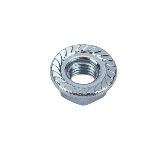 Гайка с фланцем ZAMETAL М5 8.0 DIN 6923 оц., с насеч. уп. 1000 шт ZA083218