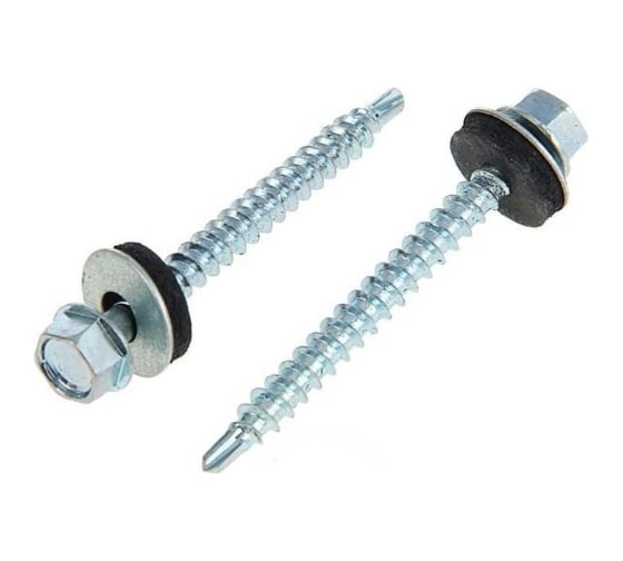 Кровельный саморез Bohrer ПРОМ 6,3x175, оцинкованный, 1000 шт. SKZ-6,3х175 1