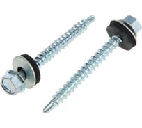 Кровельный саморез Bohrer ПРОМ 6,3x38, оцинкованный, 3000 шт. SKZ-6,3х38